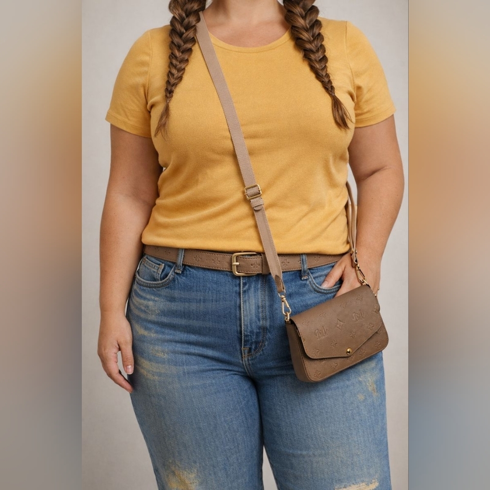 ❤️‍🔥Flash Sale Montana West Tan Embossed Clutch